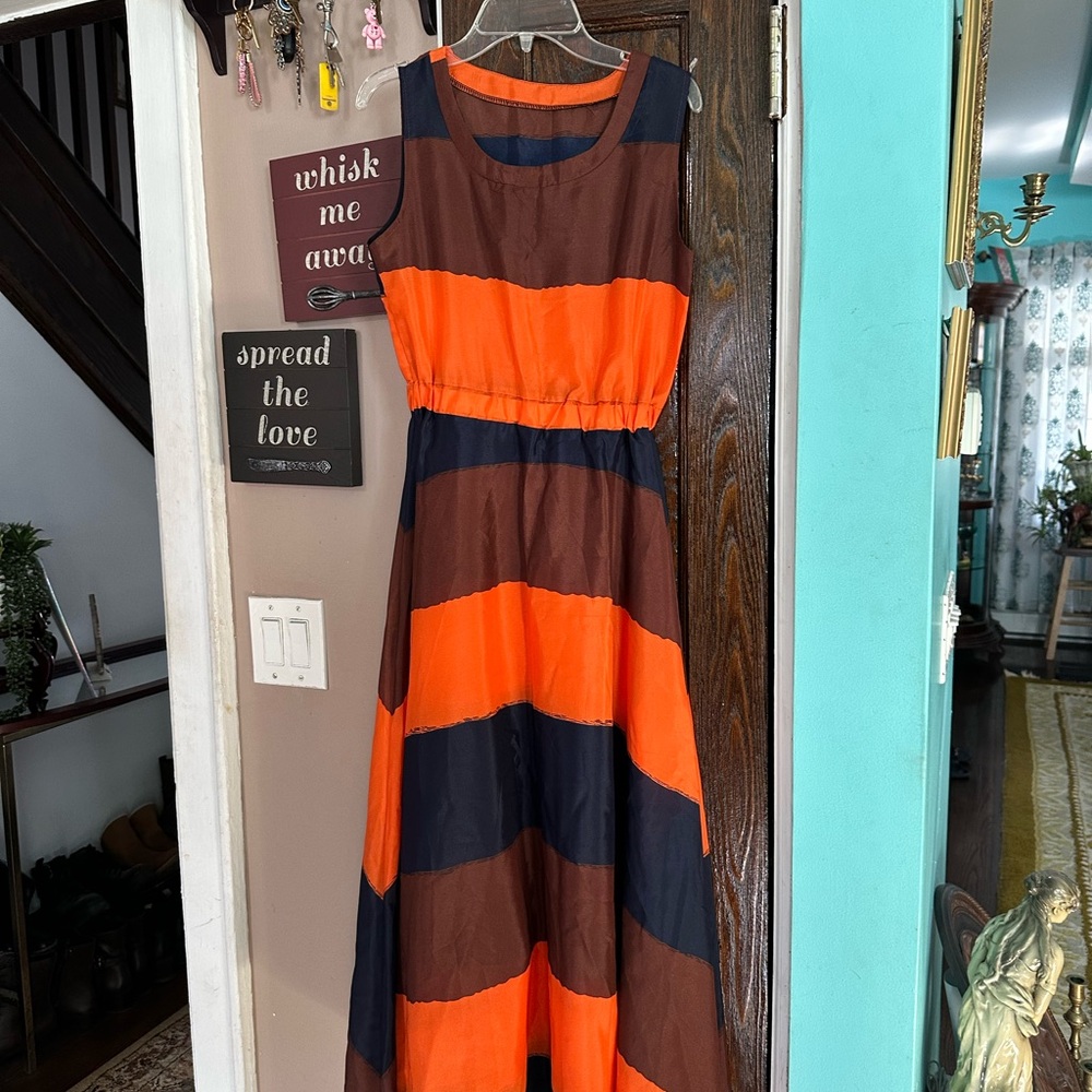 Vibrant Striped Dress